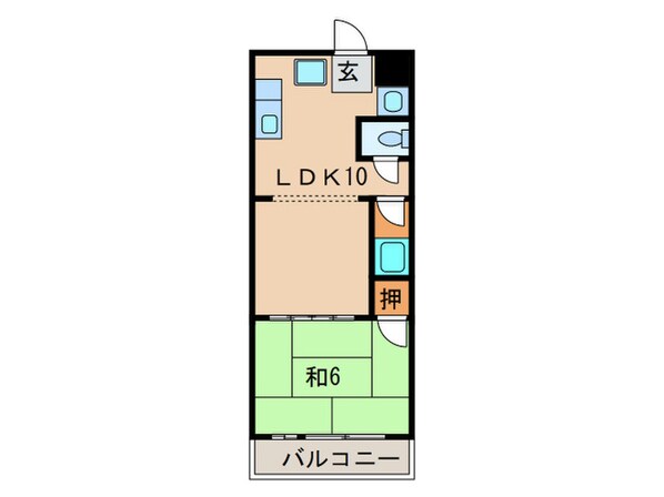 サンハイムの物件間取画像